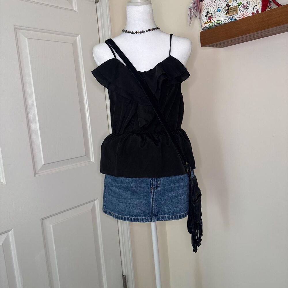 Forever-21 Women's Black Blouse